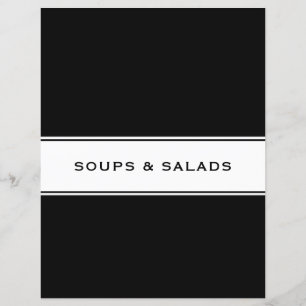 Divider chapitre livre de recettes Soupes et sal