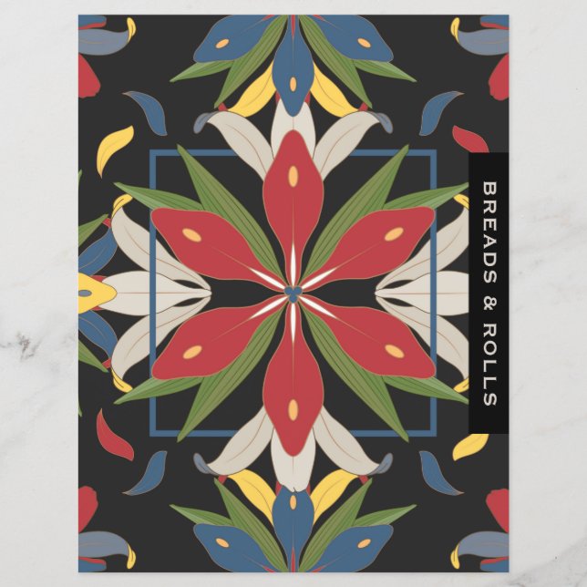 Divider de recette de carreaux de cuisine | Paille (Devant)