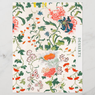 Divider de recette   Desserts   Floral élégant