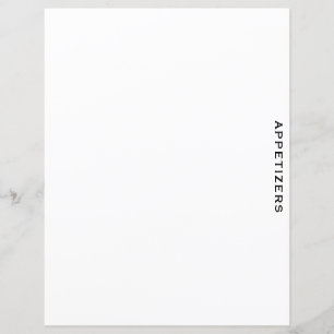Divider de recette   Entrées   Blanc simple