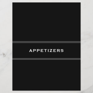 Divider de recette   Noir et blanc   Entrées