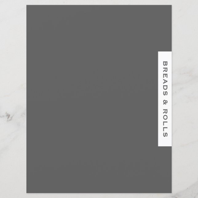Divider de recette | Pailles et rouleaux | Gris et (Devant)