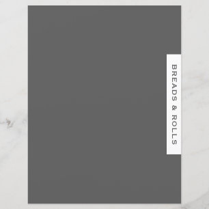 Divider de recette Pailles et rouleaux Gris et