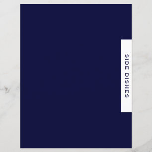 Divider de recette   Plats Côtés   Simple Navy & W