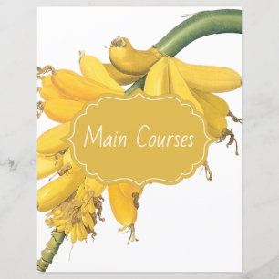 Divider de recettes de banane botanique