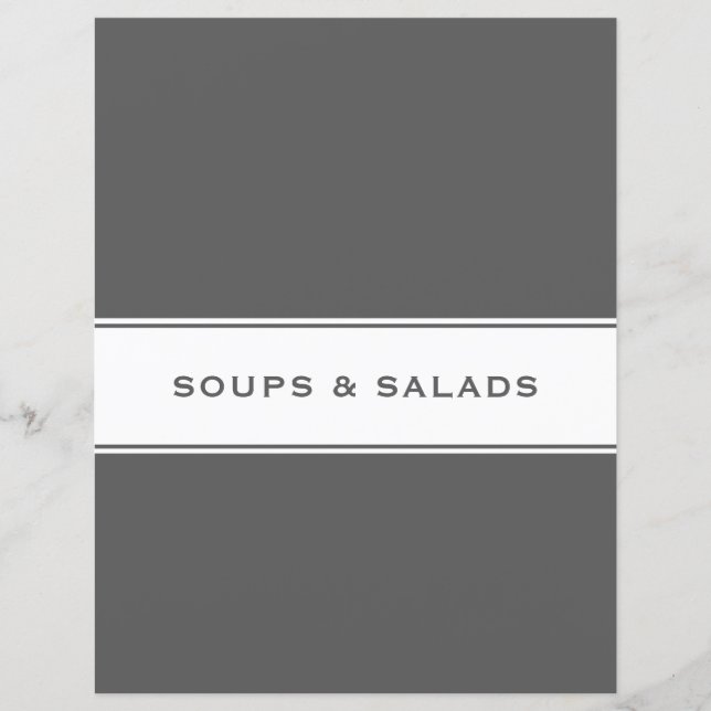 Divider de sujet de recette | Salade de soupe | Gr (Devant)