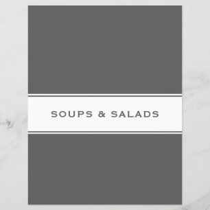 Divider de sujet de recette Salade de soupe Gr