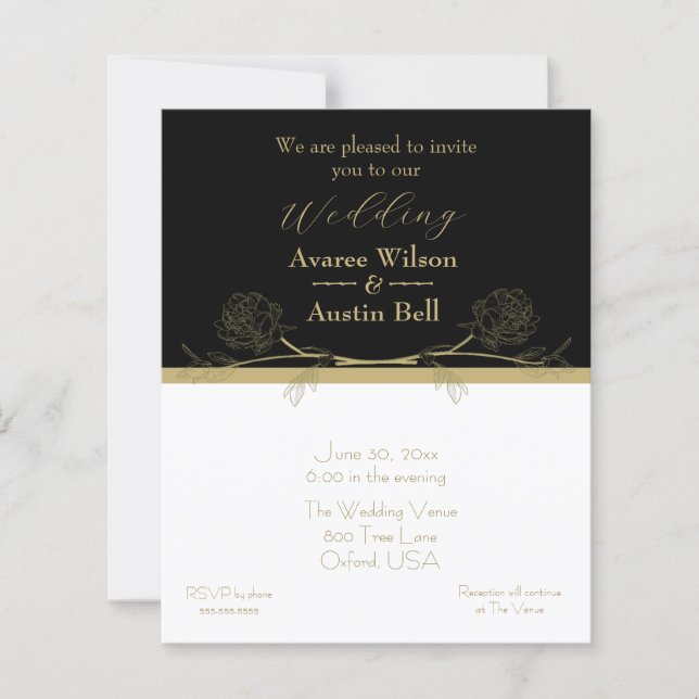 Divideur or et noir Elegant or (Devant)