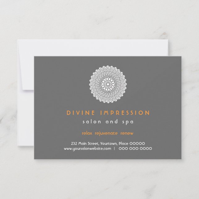 Divine Impression Orange Certificat Cadeau (Devant)