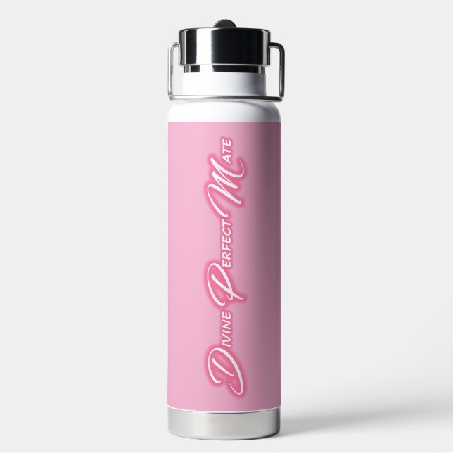 Divine Parfait Mate Insultée Bouteille d'eau de cu (Arrière)