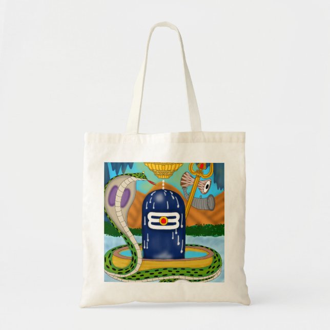 Divine Shivlingam Tote Bag – Spiritual Vibes Every (Devant)
