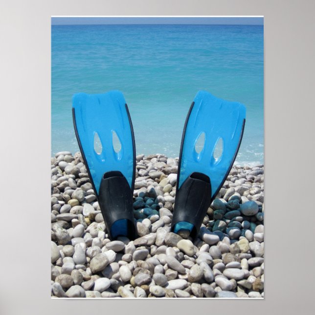 Diving Fins Poster (Devant)