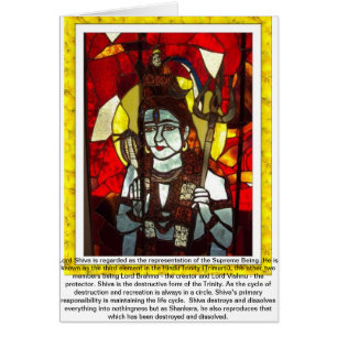 Divinité de seigneur Shiva de trinité indoue