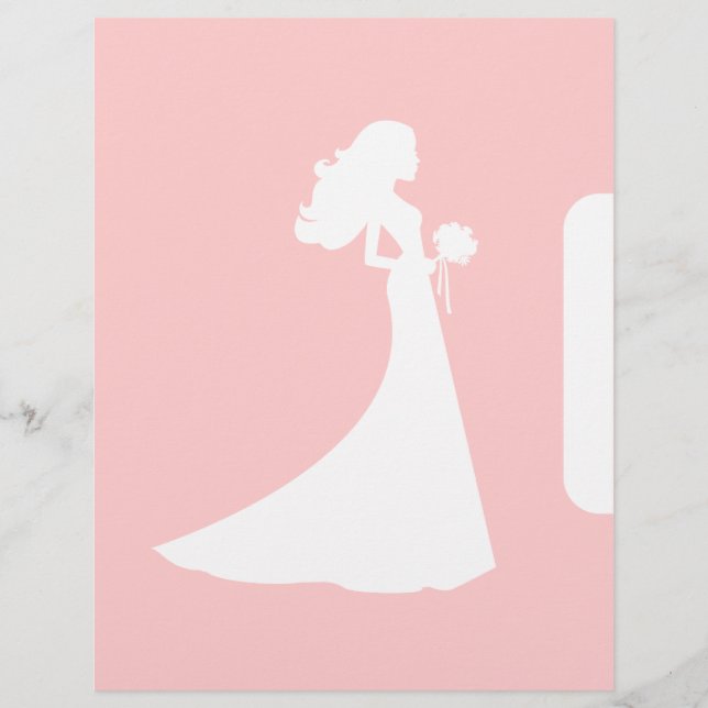 Diviseur de page pour Classeur de mariée (Devant)