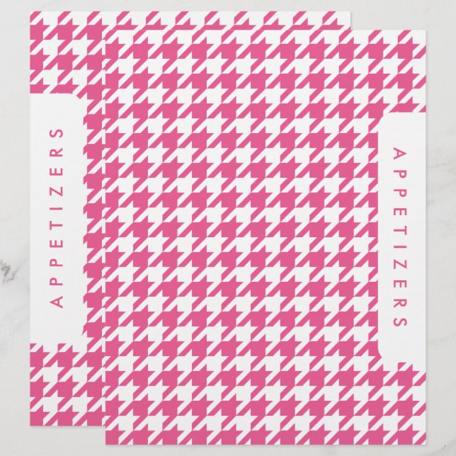 Diviseur de recettes Houndstooth / Entrées / Perso (Devant / Derrière)