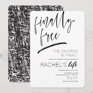 Divorce Party Invitation Enfin gratuit