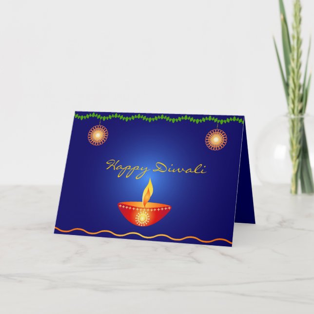 Diwali heureux - carte (Devant)