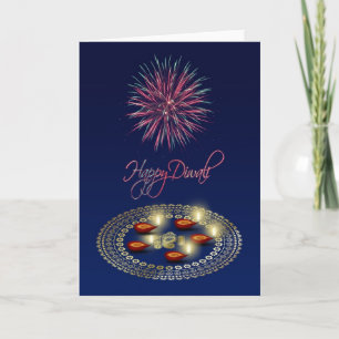 Diwali heureux Ganesha Rangoli - carte de voeux