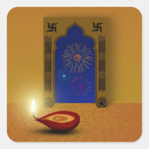 Diwali heureux - Sticker
