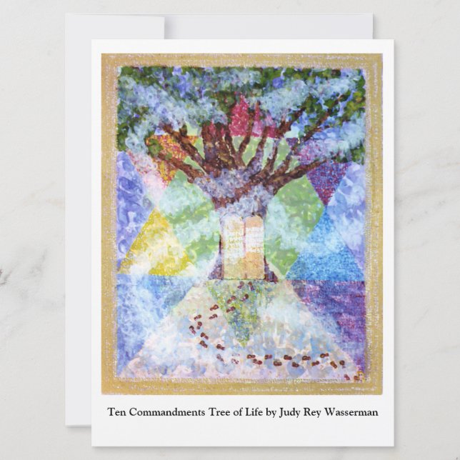 Dix commandements Arbre de vie - Judy Rey Wasserma (Devant)