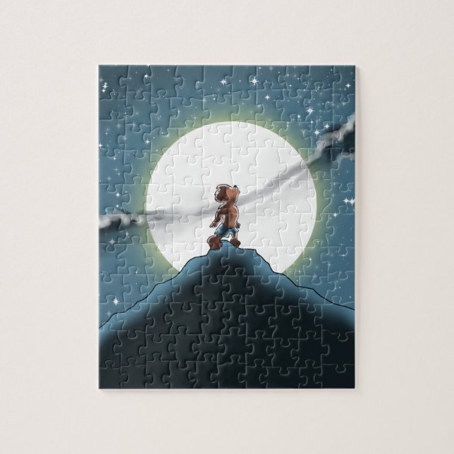 Dix petits monstres : Willie the Wolf Howl Puzzle (Vertical)