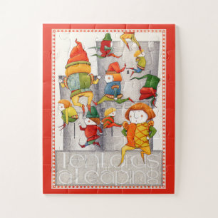 DIX SEIGNEURS QUI SAUTENT Puzzle 11x14 Grandes Piè