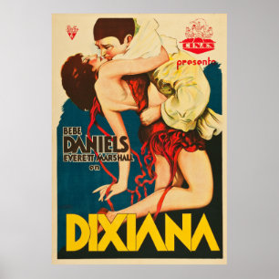 Dixiana - Poster vidéo Vintage 1930