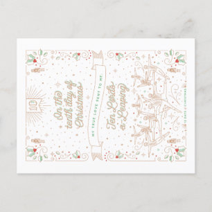 DIXIÈME JOUR DE NOËL / Carte de Noël