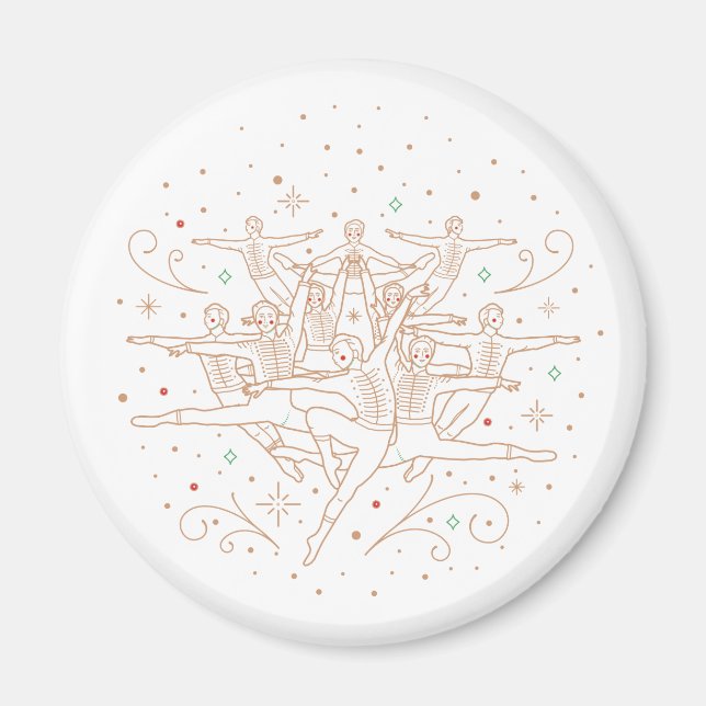 Dixième jour du Magnet de Noël (Devant)