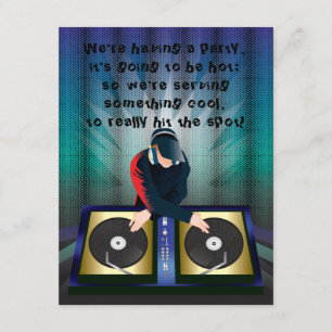 DJ Bachelor Bachelorette Surprise Invitation de la