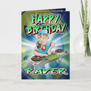 DJ carte d'anniversaire