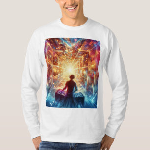 DJ dans un T-shirt Maze miroir