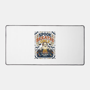 DJ Ghost Spooky Beats Gravure Vintage Halloween