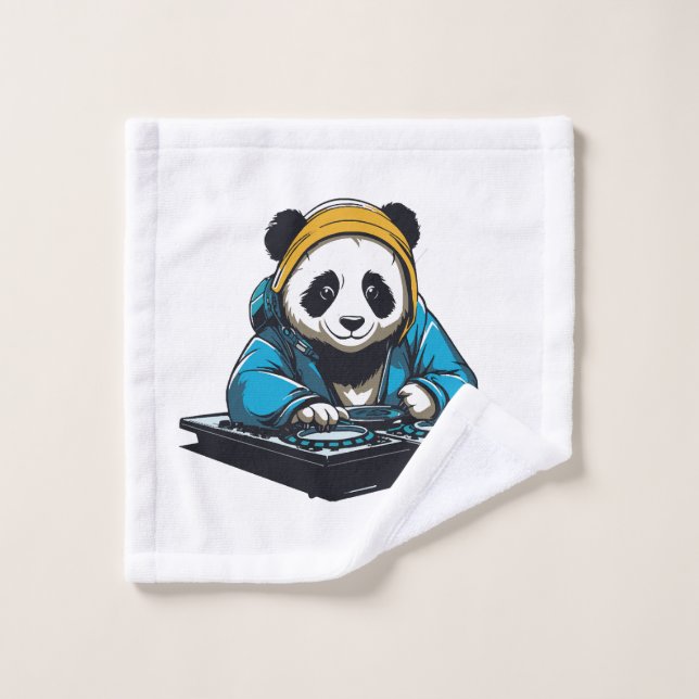 DJ Kawaii Panda (Gant de toilette)