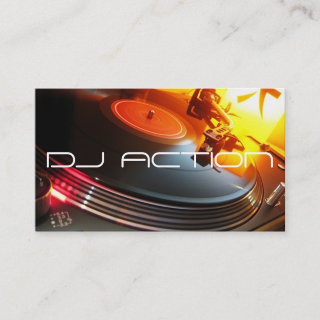 DJ Music Club Animation Carte de visite     (Devant)