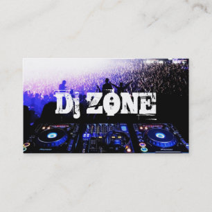 DJ Music Club Animation Carte de visite 