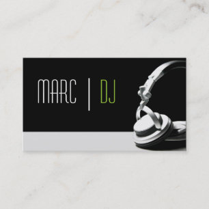DJ Music Club Entertainment Carte de visite  