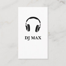 DJ, Musique, Club, Carte de visite
