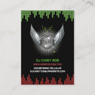 DJ Night Club Chubby Carte de visite