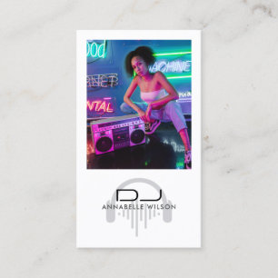 DJ Photo Modern Music Carte de visite