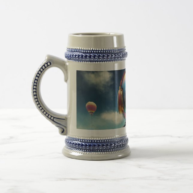 DJ Robot Mug - Conception futuriste de la console  (Gauche)
