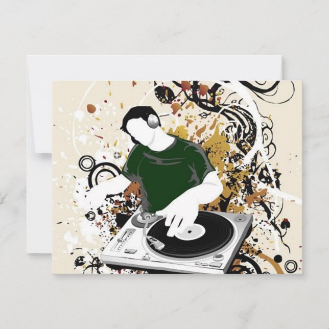 dj vectoriel gratuit (Devant)