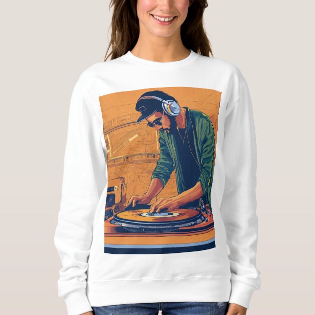 DJ Vibes Sweatshirt féminine (Devant)