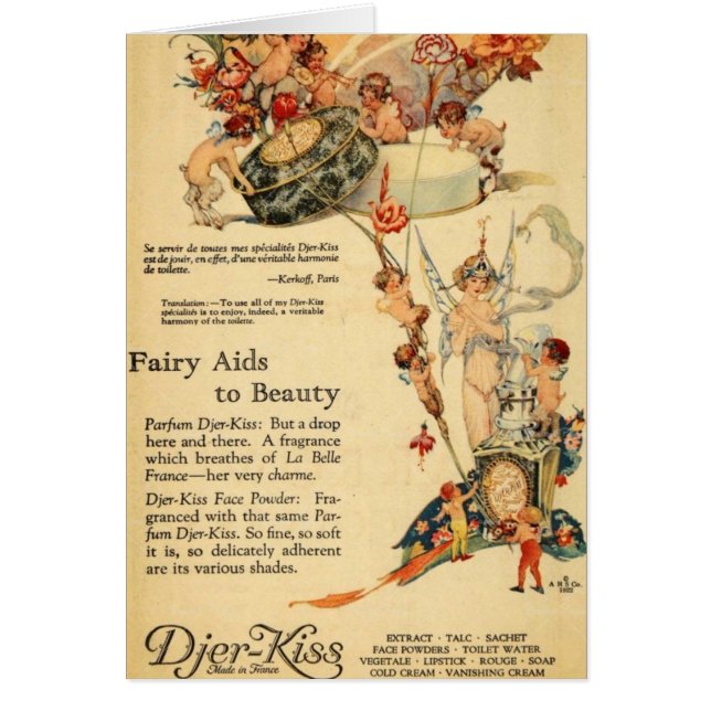 Djer Fairy Aid Français Parfum (Devant)