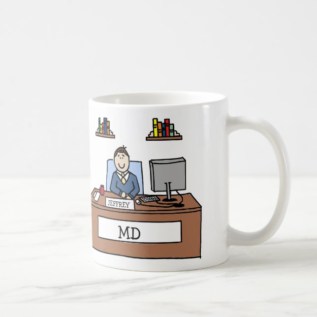 DM personnalisée de tasse de bande dessinée (Droite)