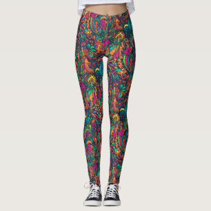 DMT Leggings psychédéliques [Doodle My Texture]