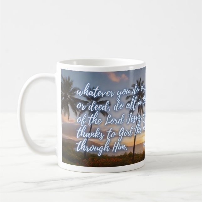 Do Everything in Jesus' Name Mug (Gauche)