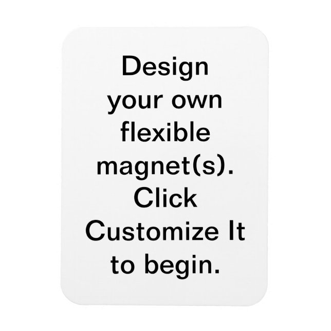 do-it-yourself Concevez vos propres Magnets flexib (Vertical)