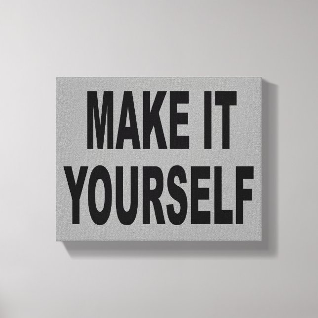 do-it-yourself Créez votre propre oeuvre de toile  (Recto)