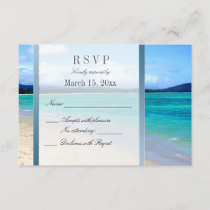 Do-it-yourself de mariage de destination RSVP